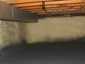 crawl space spray insulation for Indiana